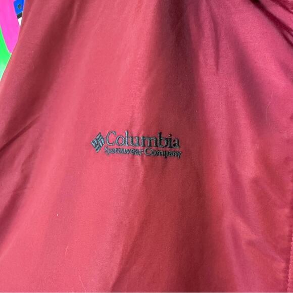 Columbia Red Jacket with Gray Fleece Lining. Size Large Men's. Excellent cond! - Picture 4 of 8